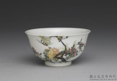 图片[2]-Bowl with flowers in falangcai painted enamels, Qing dynasty, Yongzheng reign 1723-1735-China Archive